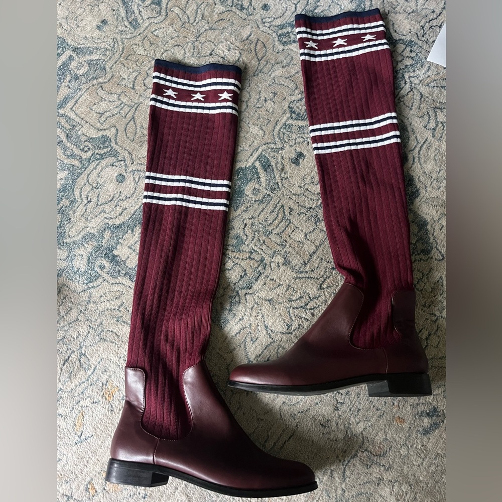Akira fabric riding boots